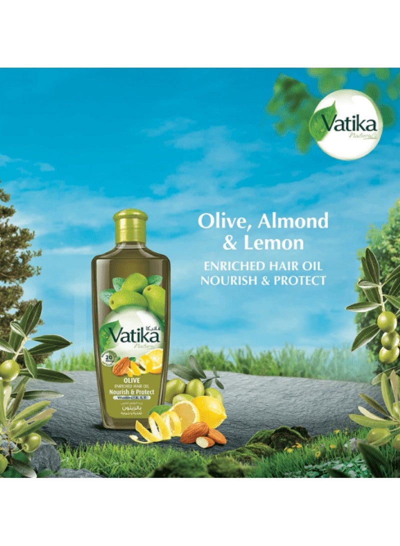 VATIKA Olive Hair Oil Protects and Nourishes 200 ml - Image 3