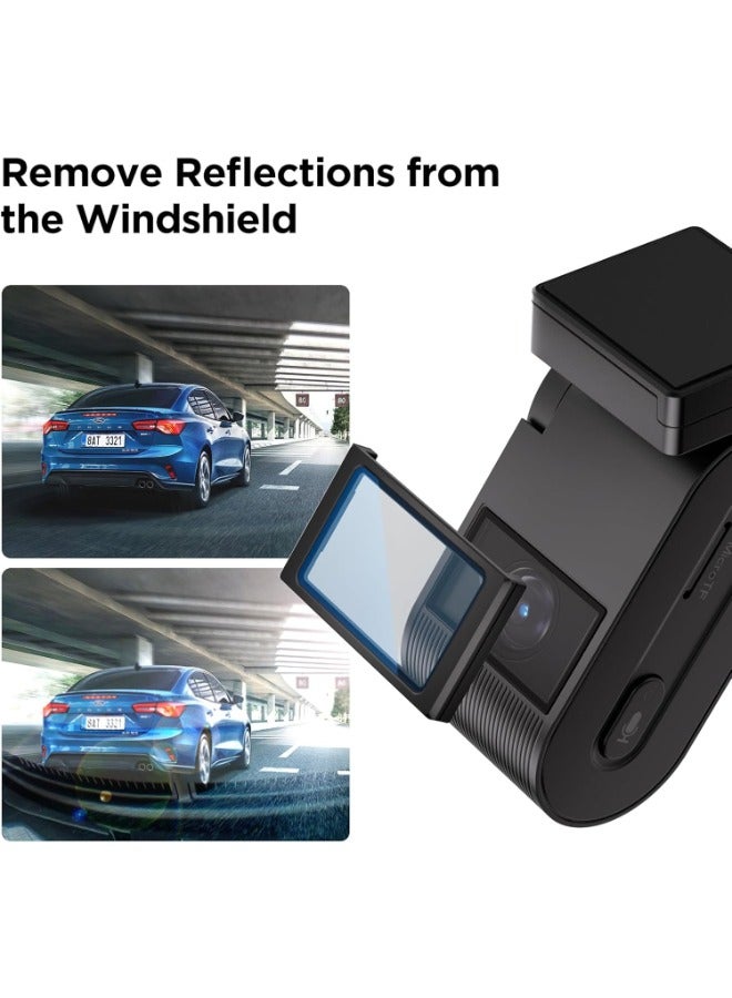 Viofo CPL‑400 Filter for VS1 Dash Cam – Anti-Glare Circular Polarizing Lens, Reflection Reduction & Video Quality Enhancement - Image 4