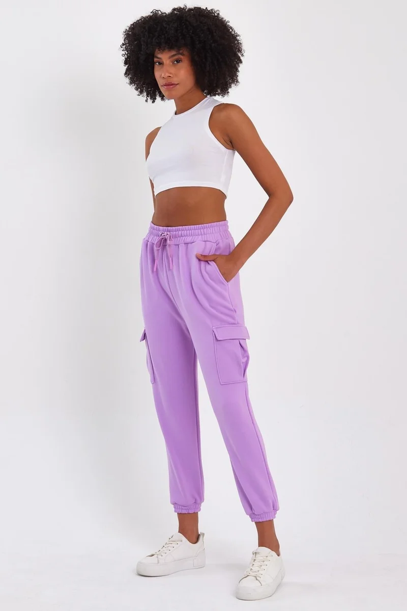 الكسندر جاردي Cargo Pocket Jogger Sweatpants (B23-0032)