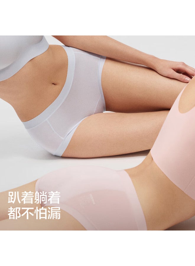 Bananain Special Care 509a Women's Menstrual Period Underwear, Leak-proof Triangle High-waist Panties, 60-count Modal Seamless Naked Breathable, 2 Pieces - Image 2