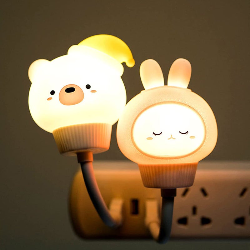 مصباح LED USB صغير مرن ليلًا، مصباح تغذية الأطفال، مصباح قراءة محمول - Image 2