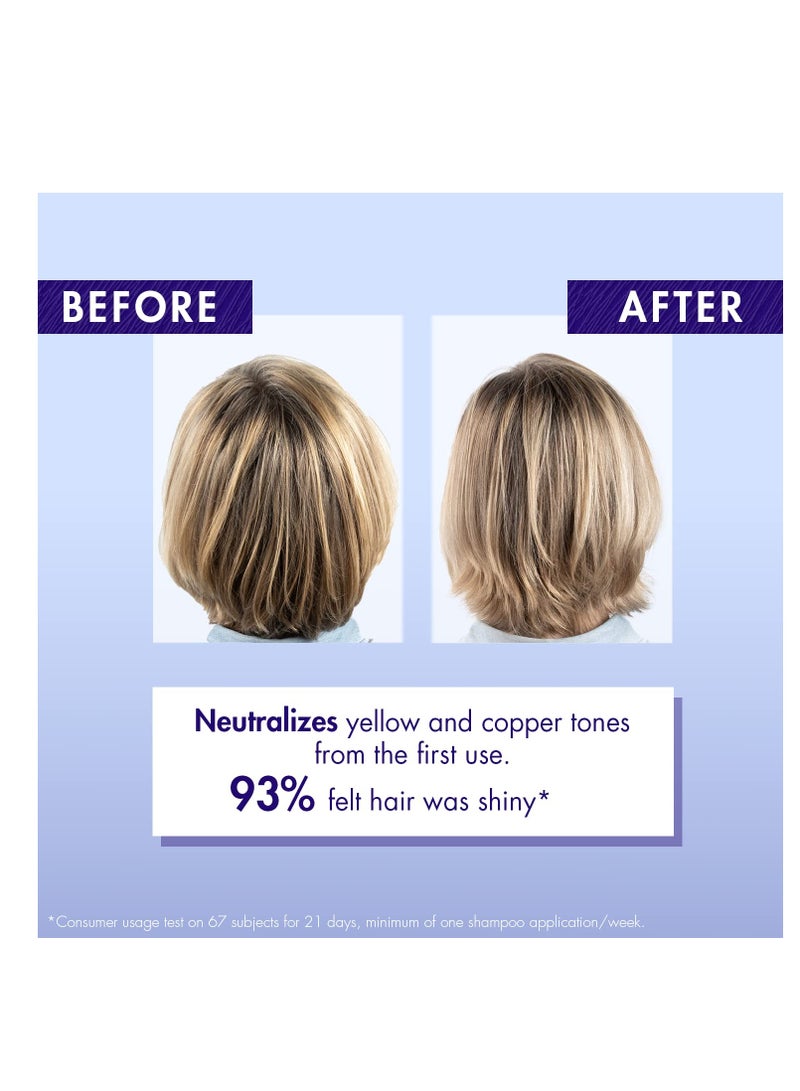 Klorane Klorane Plant-Based Purple Shampoo with Centaury, Brightens Blonde, Platinum, Silver, Gray or White Hair, Neutralizes Unwanted Yellow and Copper Tones, Paraben, Silicone and Sulfate Free - Image 3