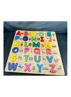 Bills Baby Kids Wooden Learning Capital Alphabet Early Educational Development Toy  - Image 5