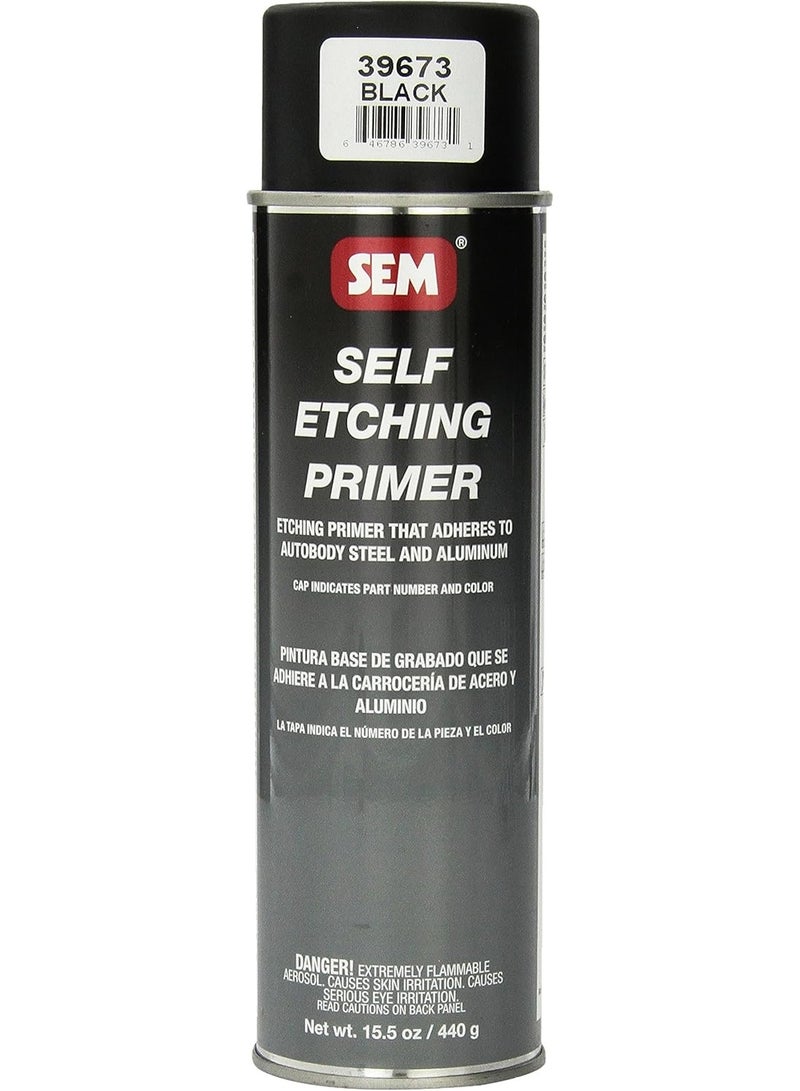 SEM 39673 Black Self Etching Primer - 15.5 oz.