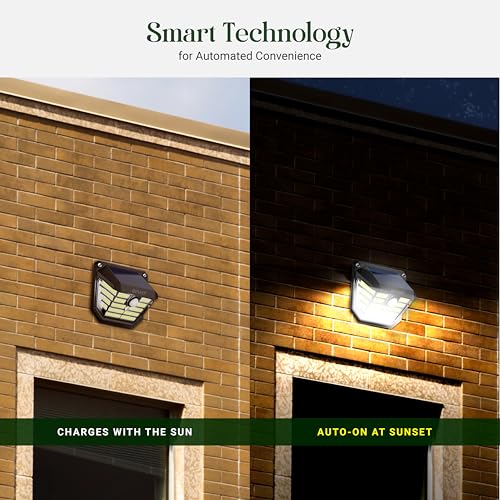 Dylect® Eco Motion Sensor Solar Wall Light for Shop Entrance, Garden, Gate, Parking, Terrace, Front & Side Illumination, 3 in 1 Modes, IP64 Waterproof, Upto 10 Hr Runtime (Ultra Bright LED Cool White) - Image 4