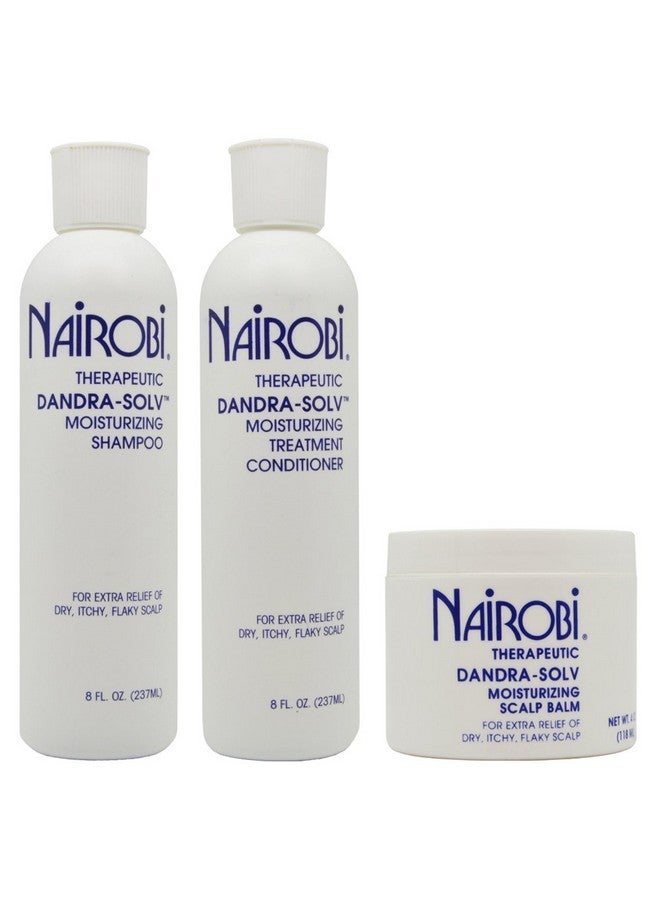 Nairobi Dandrasolv Moisturizing Shampoo & Conditioner 8Oz & Scalp Balm "Set" - Image 2