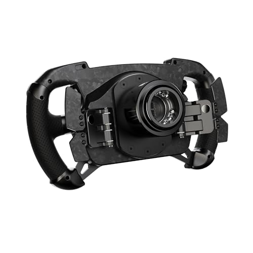 MOZA GS V2P Racing Steering Wheel for PC, 300mm GT driving Wheel sim racing gaming car Wheel, All-aluminum Quick Release, 8-color RPM LED Light - Image 4