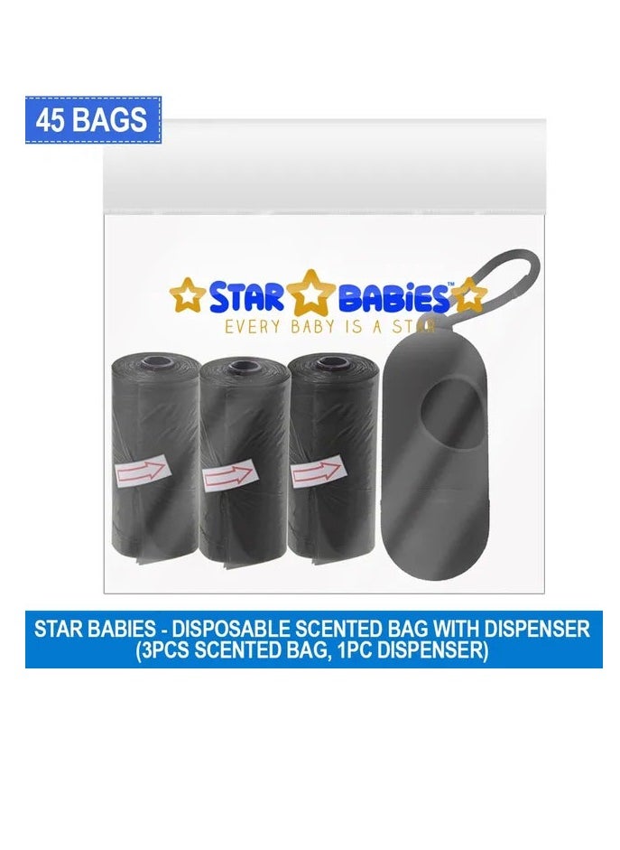 STAR BABiES - Star Babies - Scented Bag With Dispenser Pack of 3/45 Bags - Assorted - Image 1