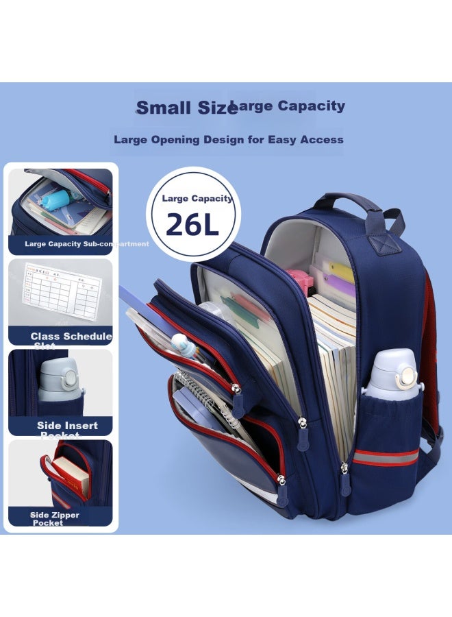 Ninth Castle Dijiuchengbao Suspended Weight-reducing Backpack For Primary School Boys Grades 1-3 Lightweight Spine-protecting Children's Backpack For Girls - Image 3