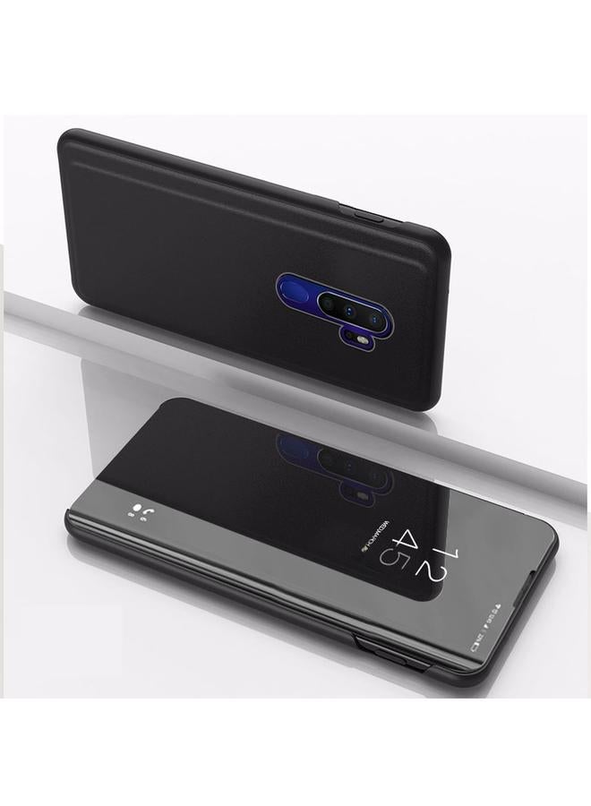 S-TOP Case For OPPO A9 2020 / A5 2020 Plated Mirror Horizontal Flip Leather with Stand Mobile Phone Holster - Image 1