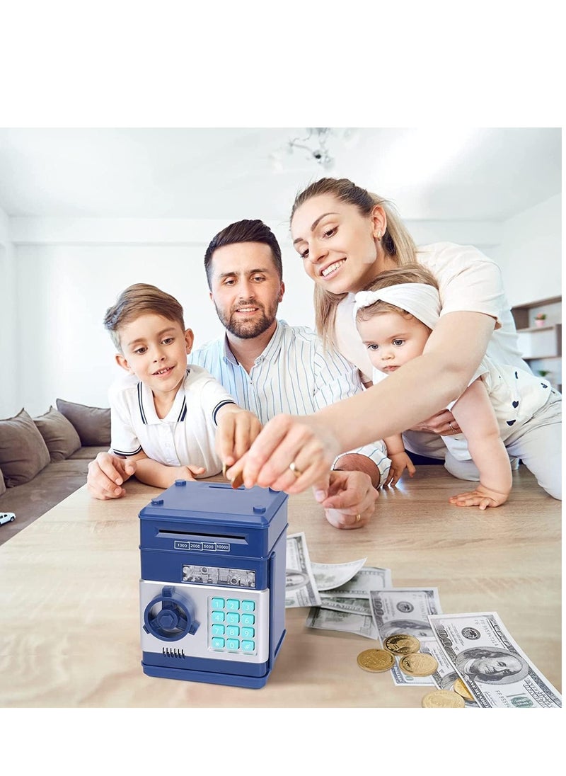 Electronic Piggy Bank for Kids with Passcode Lock, Mini ATM Safe Box for Paper Money and Coins, Auto Scroll Bank, Fun and Perfect for Encouraging Kids to Save (Blue) - pzsku/Z49874B2BB2FC6801EC8EZ/45/_/1736334502/c8e583d4-84c6-4a25-a637-c32f181dc9fa