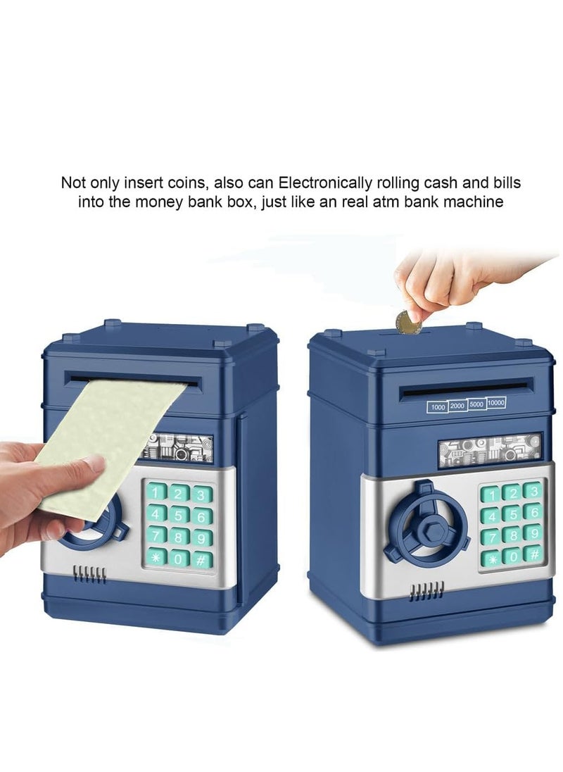Electronic Piggy Bank for Kids with Passcode Lock, Mini ATM Safe Box for Paper Money and Coins, Auto Scroll Bank, Fun and Perfect for Encouraging Kids to Save (Blue) - pzsku/Z49874B2BB2FC6801EC8EZ/45/_/1736334522/5fc6d041-06b7-484a-9056-cb8f0271cccb