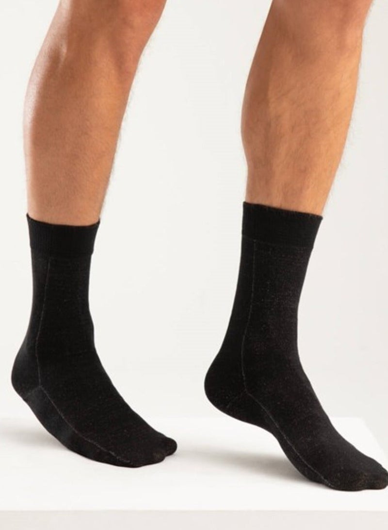 bonnysilver Black medical socks for diabetic feet, socks with 13% silver threads for diabetics, Bony Silver Black - Image 5