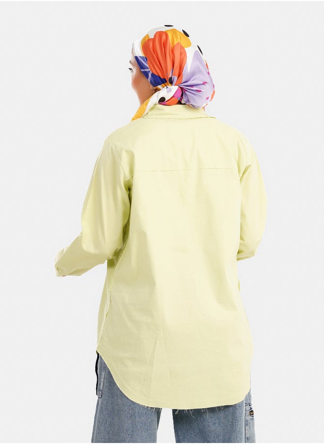 Clue Poplin Relaxed Fit Shirt  - Image 3