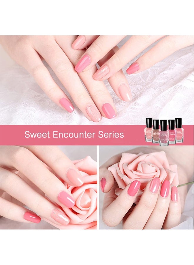 OULISI 10 Bottles Easy Peel Off Nail Polish Set, Non-Toxic Water Based Quick Dry Nail Polish Set Organic And All-Natural Nail Polish, Non Toxic Nail Polish Set, Easy Peel Off Fast Dry Nail Polish Set For Women And Girls - Image 3