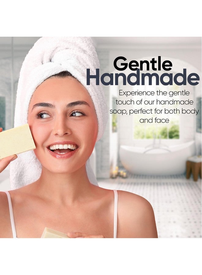 Natrulo Beef Tallow Soap Bar - All Natural Grass Fed Tallow Soap Unscented - Moisturizing Face & Body Wash Great for Eczema, Dry, Itchy, Sensitive Skin - Handcrafted Bath Soap for Adults, Kids, Made in USA - Image 4