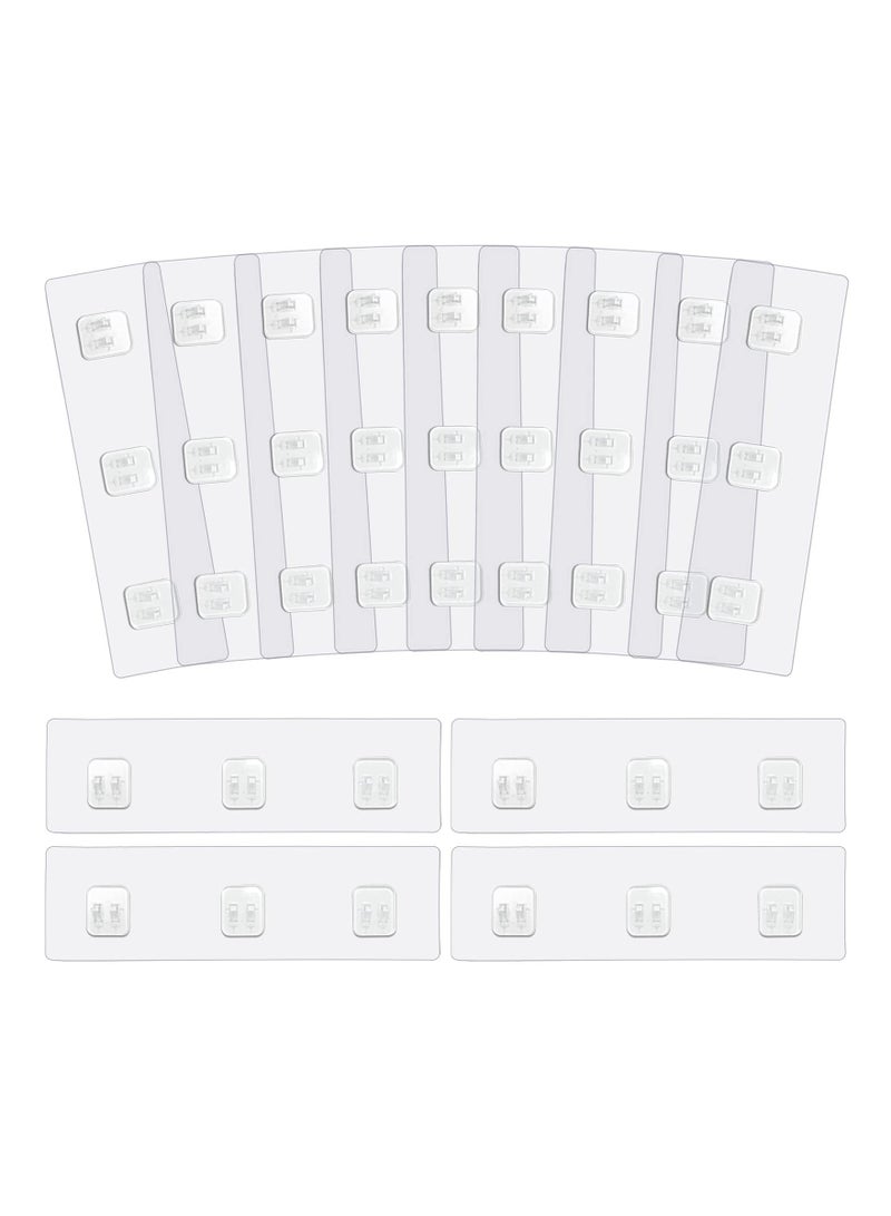12 Pcs Corner Shower Caddy Adhesive Replacement Hook, Adhesive Stickers for Shower Caddy Shelves Rack Basket Holder, Bathroom Organizer Hanging Hook  - Image 1