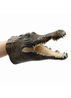 Yolococa Alligator Puppet Crocodile Head Puppets Realistic Soft Latex Rubber Animal Glove Hand Puppet For Kids  - Image 1