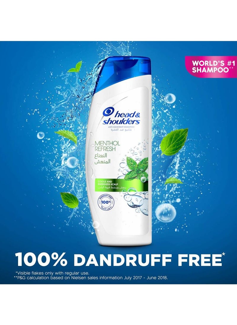 Head & Shoulders Head & Shoulders Menthol Refresh Anti-Dandruff Shampoo For Itchy Scalp 400Ml  - Image 3