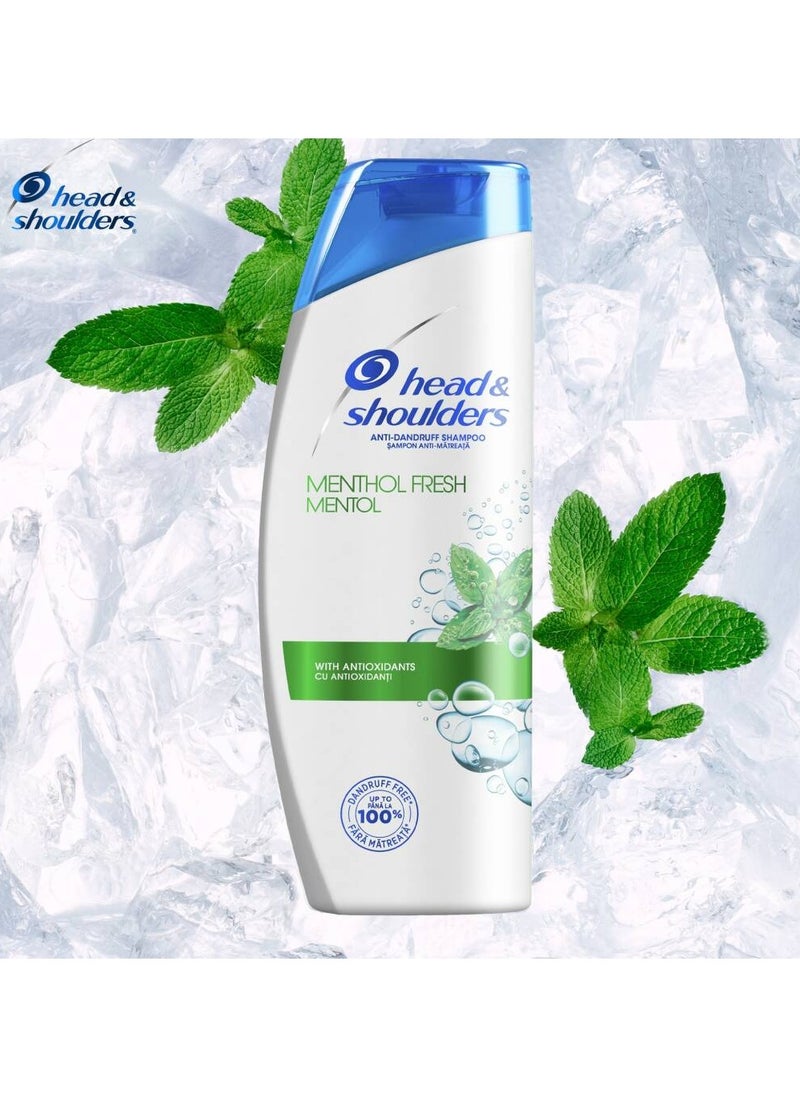 Head & Shoulders Head & Shoulders Menthol Refresh Anti-Dandruff Shampoo For Itchy Scalp 400Ml  - Image 4