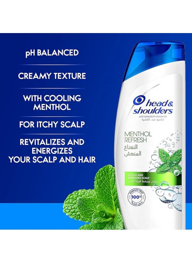 Head & Shoulders Head & Shoulders Menthol Refresh Anti-Dandruff Shampoo For Itchy Scalp 400Ml  - Image 5
