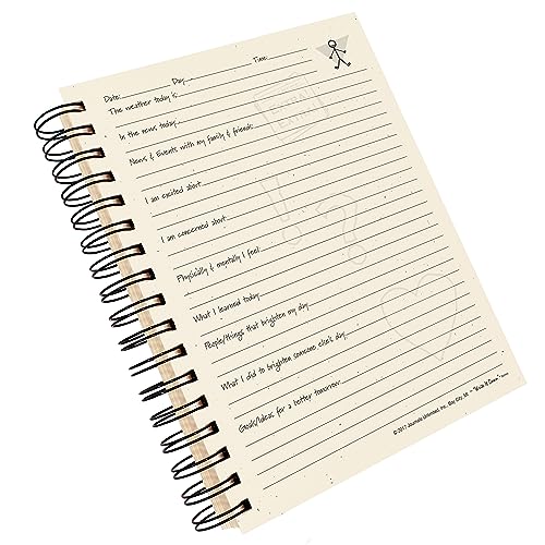 Write it Down series by Journals Unlimited, Guided Journal, Me, A Personal Journal, Full-size 7.5"x 9", Purple Hard Cover, Made in USA - Image 4