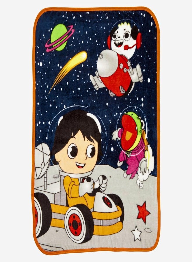 فرانكو غطاء سرير أطفال فرانكو رايانز وورلد فائق النعومة بملمس حريري، 40 بوصة × 50 بوصة، (منتج مرخص رسميًا) - Image 1