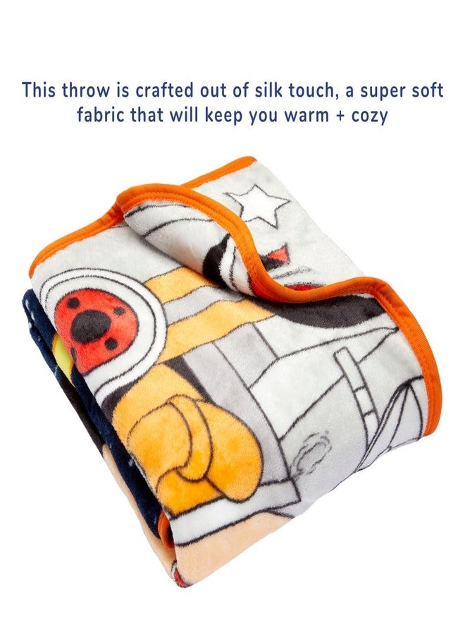 فرانكو غطاء سرير أطفال فرانكو رايانز وورلد فائق النعومة بملمس حريري، 40 بوصة × 50 بوصة، (منتج مرخص رسميًا) - Image 3