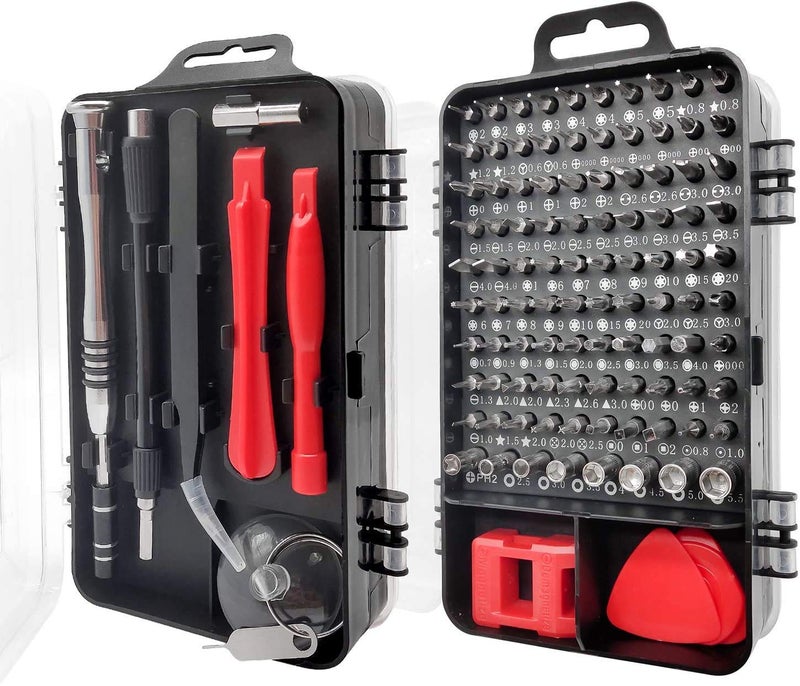 COOLCOLD Screwdriver Set, Tool Kit for Home use Multipurpose, Screwdriver, Mobile Repairing Tool Kit, Mini Screwdriver Set Precision Repair Tools Kit for Mac/iPhone/iPad/Electronic/Tablet/Mobile/Laptop/PC/ Home Appliances (110 in 1 ) - Image 2