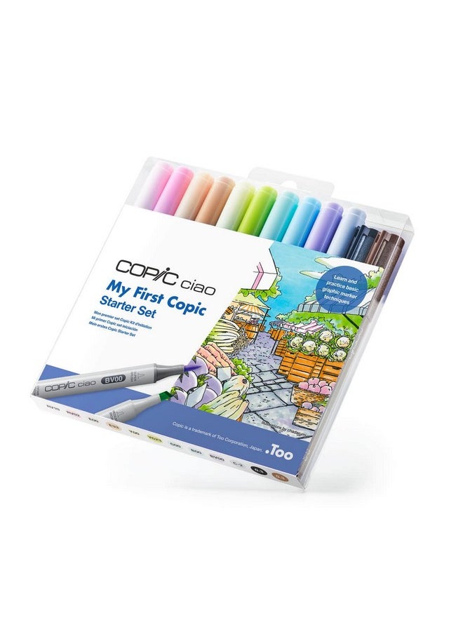COPIC - Ciao First Starter Set Alcohol Marker, Assorted - Image 1