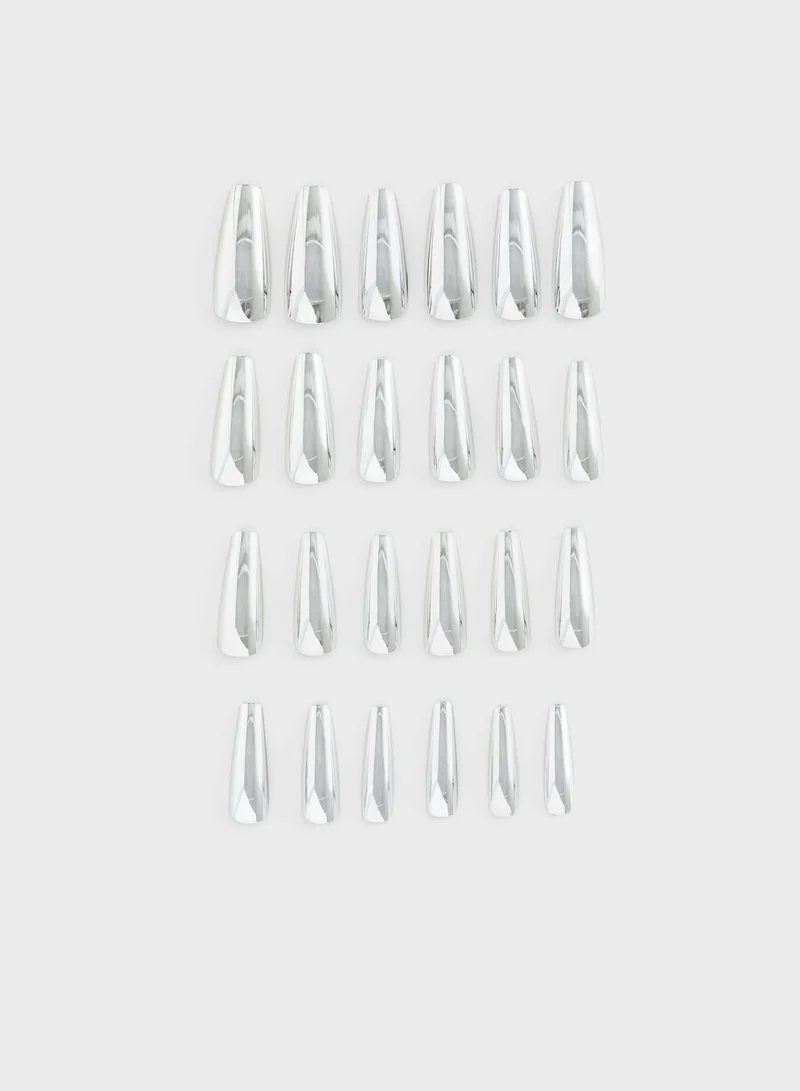 H&M Coffin-Shaped Press-On Nails