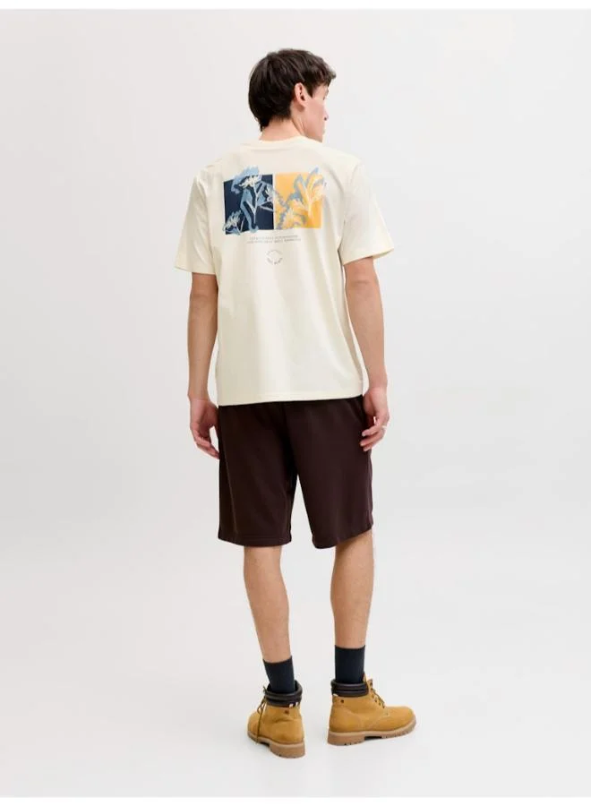 JACK & JONES  All Over Print Crew Neck T-Shirt for Men | Best Price UAE