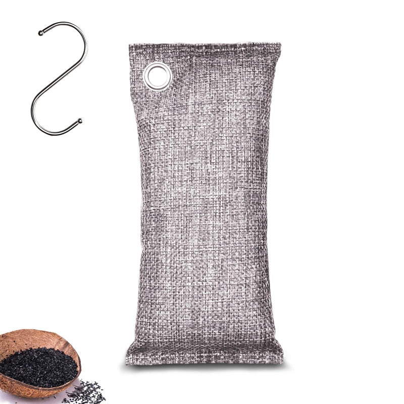 ماص رائحة الفحم النشط، مزيل الرائحة للرائحة القوية، أكياس فحم قشرة جوز الهند لتنقية الهواء للمنزل والسيارة والخزانة والحيوانات الأليفة، مزيل رائحة غرفة التدخين - Image 1