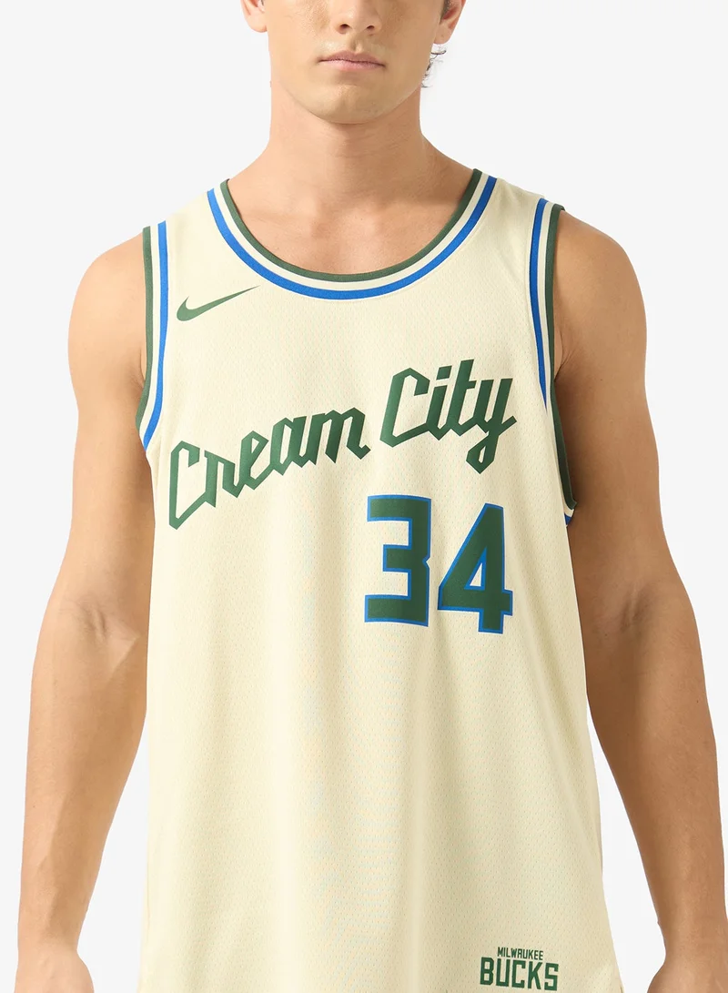 Nike  Nba Bucks Dri-Fit Swingman Jersey 2025 for Men | Best Price UAE
