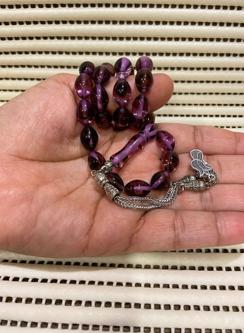 Faturan Prayer Beads For Men 33 Beads Size 9mm x 12.5mm - Image 5