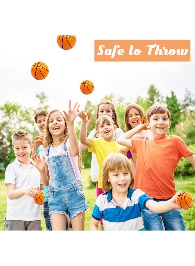 Dshengoo 24 Pack 2.5 Inch Basketball Stress Ballmini Foam Squeeze Sports Balls For Sport Theme Party Favorkids School Rewardanxiety Relief - Image 4