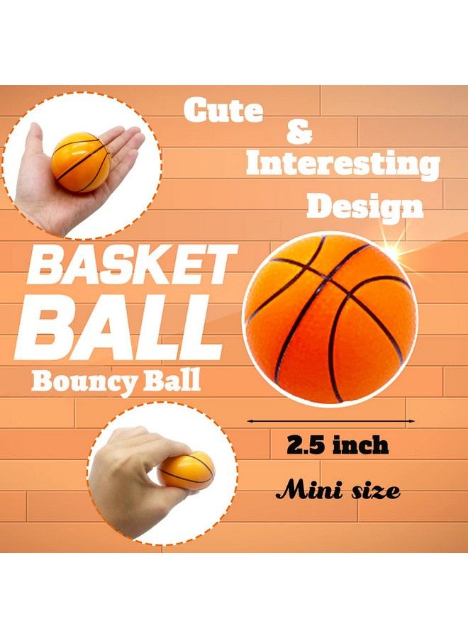 Dshengoo 24 Pack 2.5 Inch Basketball Stress Ballmini Foam Squeeze Sports Balls For Sport Theme Party Favorkids School Rewardanxiety Relief - Image 5