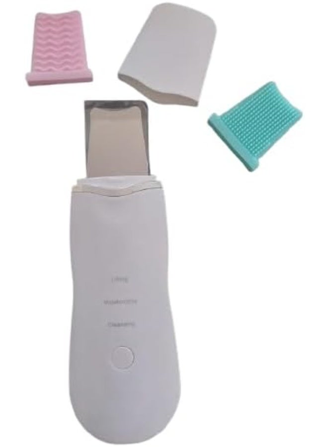 My souq Ultrasonic Skin Scrubber & Face Spatula - Pore Cleaner & Blackhead Remover with Silicone Covers - My Souq Store. - Image 3