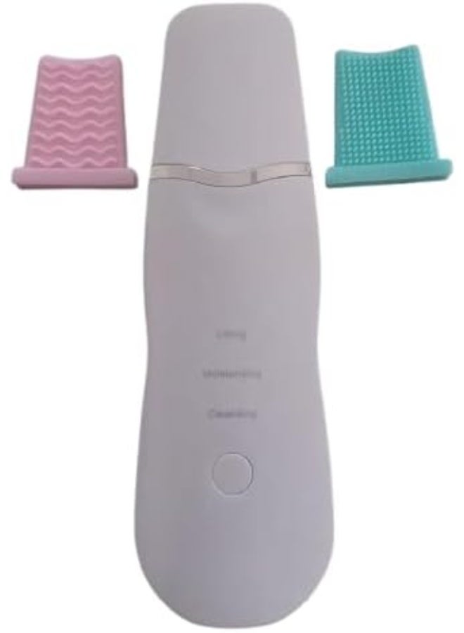 My souq Ultrasonic Skin Scrubber & Face Spatula - Pore Cleaner & Blackhead Remover with Silicone Covers - My Souq Store. - Image 2