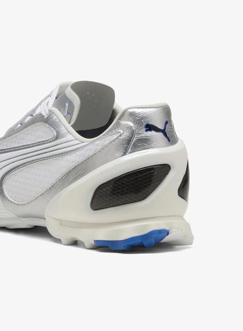 Puma PUMA White-PUMA Silver V-S1 Metallic Sneakers Unisex for Men | Best Price UAE