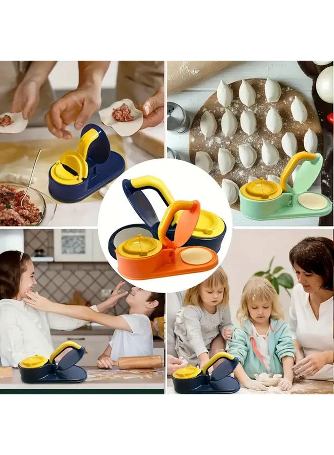 3PCS Dumpling Maker Bun Mold White Skin Press Adjustable Thickness Easy Cleaning - Image 2
