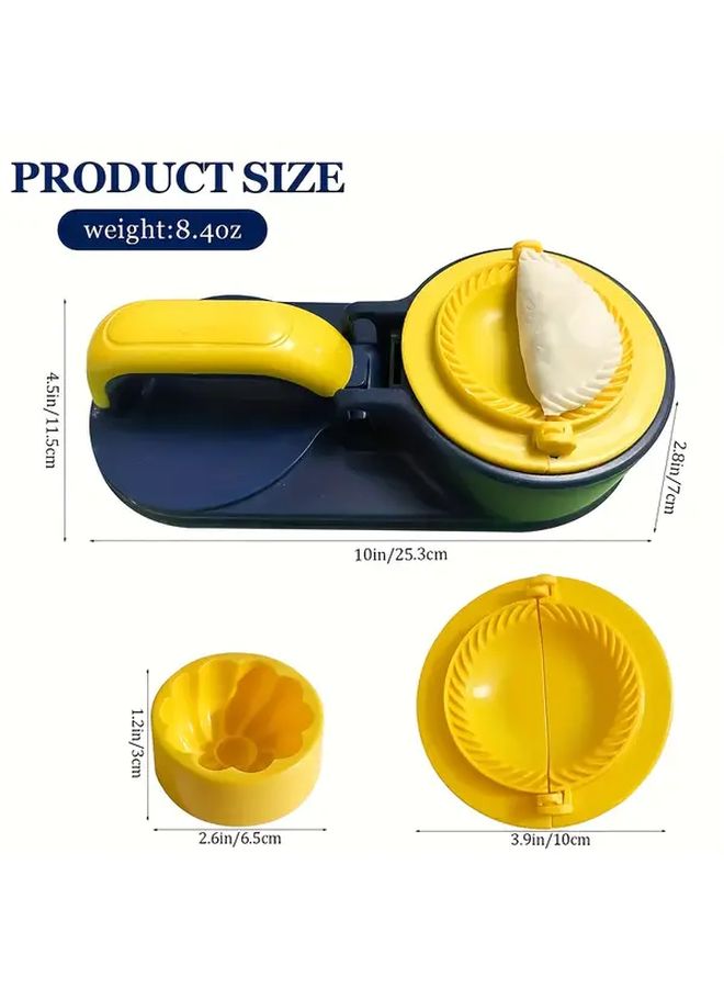 3PCS Dumpling Maker Bun Mold White Skin Press Adjustable Thickness Easy Cleaning - Image 4