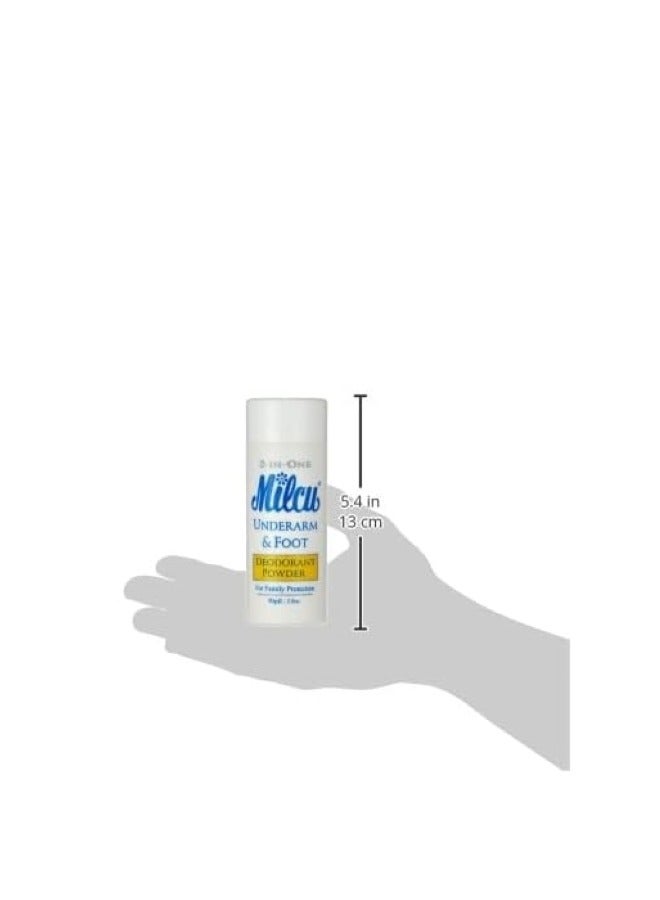 Milcu 2 In 1 Underarm & Foot Deodorant Powder 40 G - Image 5