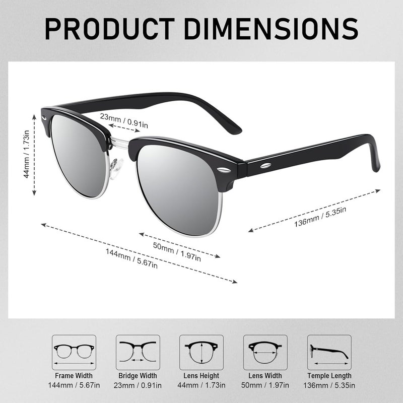 GQUEEN Polarized Sunglasses Men Womens,Flexible TR90 Frame,for Driving Fishing Cycling Hiking Golf Sports UV400 Protection - Image 5