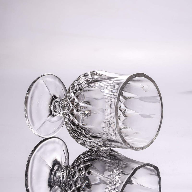 TIENER Champ Wine GlassCrystal Wine GlassVintage Wedding Crystal Wine GlassWeddingCrystal BarwareCrystalSet of 220 2 - Image 4