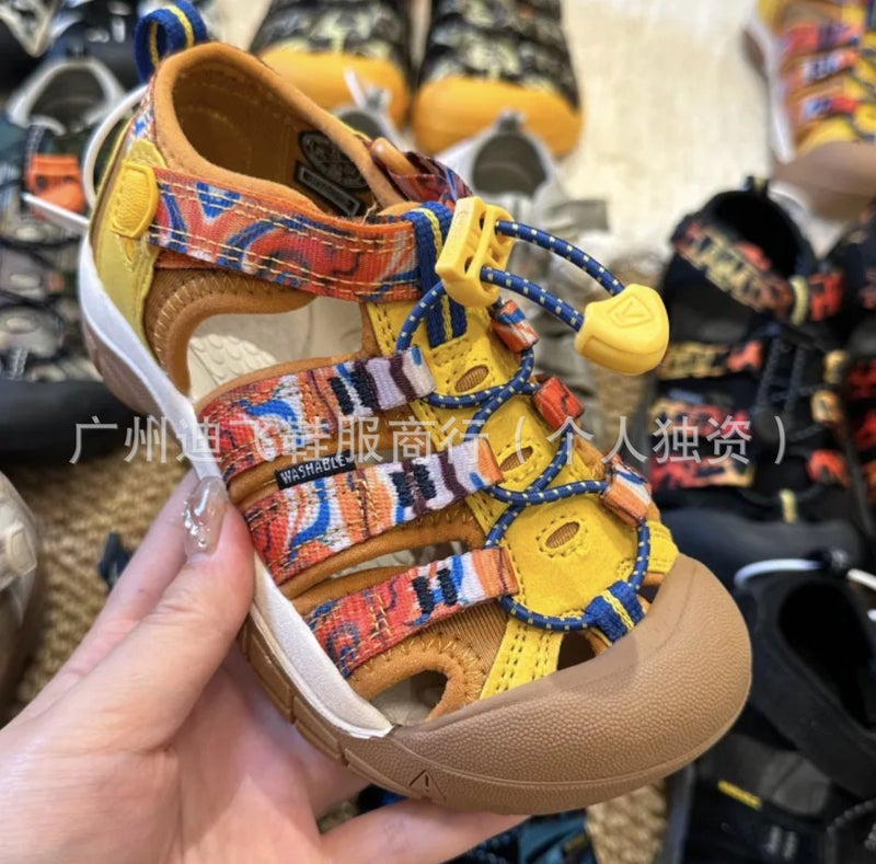 Keen/Koen Children'S Water Shoes Sandals Closed-Toe Anti-Kick Beach Shoes Outdoor Creek Shoes For Young Children Quick-Drying - Image 1
