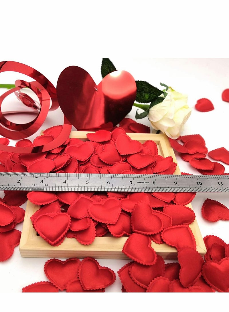 زينة قلوب ملونة، قلوب لامعة من الفويل، زينة متلألئة للديكور الرومانسي، عيد الأم، عيد الميلاد، الذكرى السنوية، عيد الشكر، رأس السنة الجديدة - Image 3