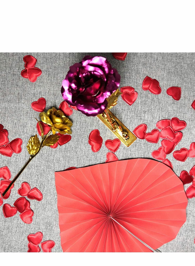 زينة قلوب ملونة، قلوب لامعة من الفويل، زينة متلألئة للديكور الرومانسي، عيد الأم، عيد الميلاد، الذكرى السنوية، عيد الشكر، رأس السنة الجديدة - Image 4