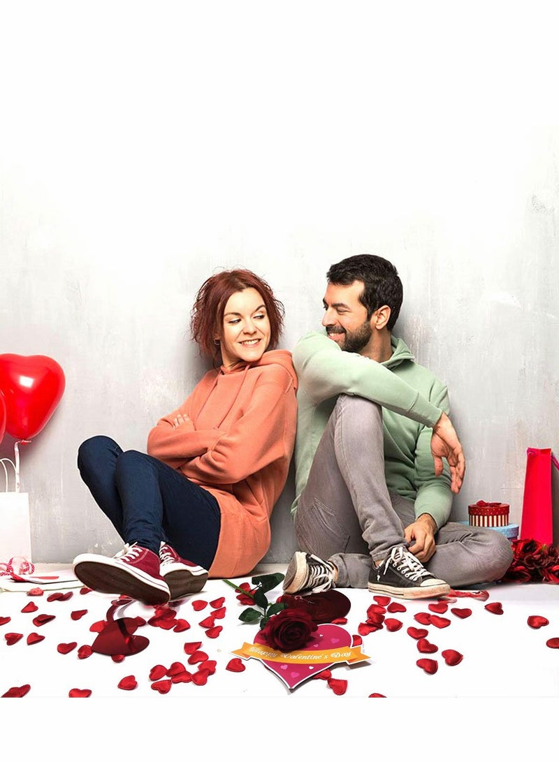 زينة قلوب ملونة، قلوب لامعة من الفويل، زينة متلألئة للديكور الرومانسي، عيد الأم، عيد الميلاد، الذكرى السنوية، عيد الشكر، رأس السنة الجديدة - Image 5