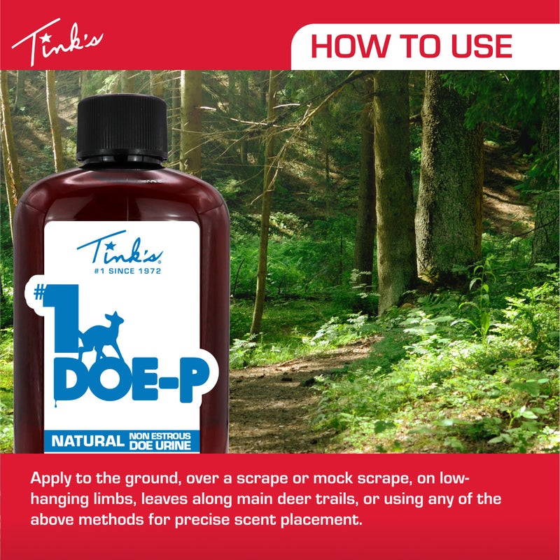 TINK'S #1 Doe-P Deer Attractant Liquid Non-Estrous Doe Urine Scent for Hunting (4 Oz) â€“ Superior & Longlisting Non-Estrous Doe Urine Hunting Scents â€“ Hunting Lure/Attractant â€“ Advanced Deer Lure - Image 5